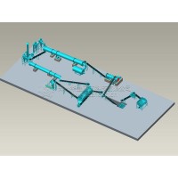 无害化有机肥设备/有机肥生产设备厂家/年产五万吨有机肥生产线