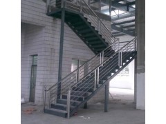 河北钢结构公司造价|北京福鑫腾达彩钢工程设计钢构楼梯图3